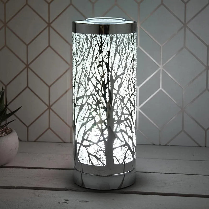 Aroma Lamp Oil Burner Forest Wax Melt Multi Colour Changing 7 LED - tooltime.co.uk