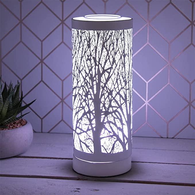 Aroma Lamp Oil Burner Forest Wax Melt Multi Colour Changing 7 LED - tooltime.co.uk