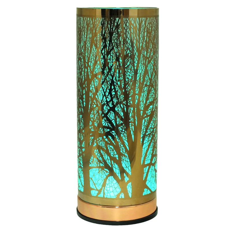 Aroma Lamp Oil Burner Forest Wax Melt Multi Colour Changing 7 LED - tooltime.co.uk
