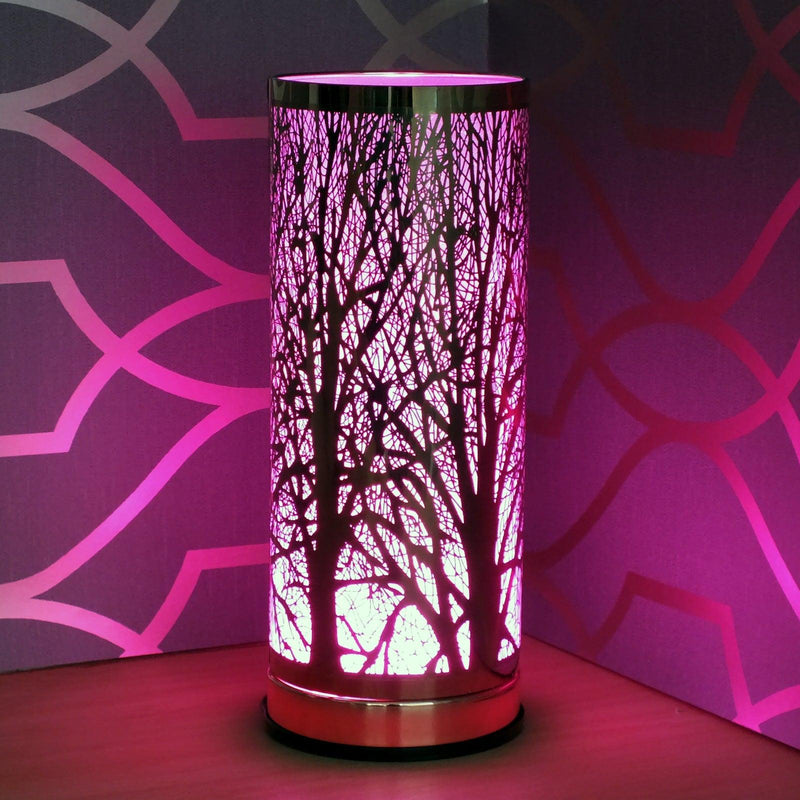Aroma Lamp Oil Burner Wax Melt Rose Gold Colour Changing - tooltime.co.uk