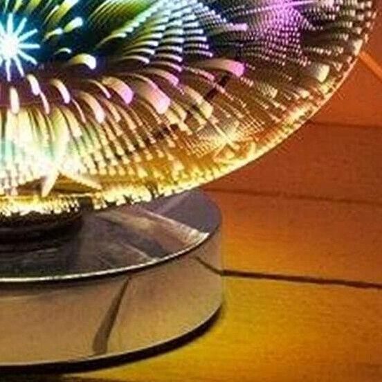 Aroma Lamp Oil Burner Wax Melt Star Firework Burst 3D Oval - tooltime.co.uk