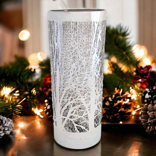 Astin Of London oil warmer Tree Lamp Oil Burner Wax Melt Touch Control 3 Light Levels Aromatherapy - Silver