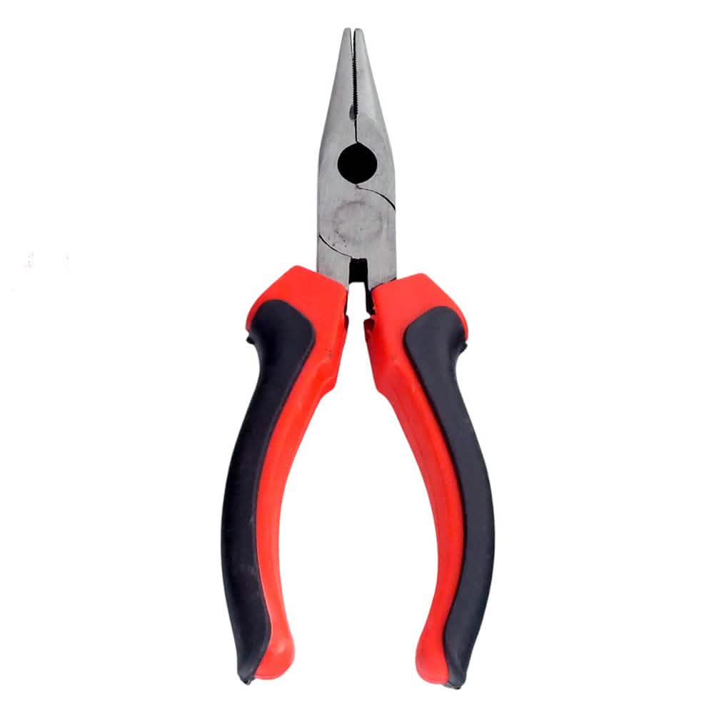 Voche 8" 200mm Long Nose Pliers | Heavy Duty Heat Treated Steel with Non Slip Grips