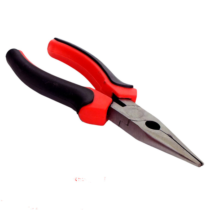 Voche 8" 200mm Long Nose Pliers | Heavy Duty Heat Treated Steel with Non Slip Grips