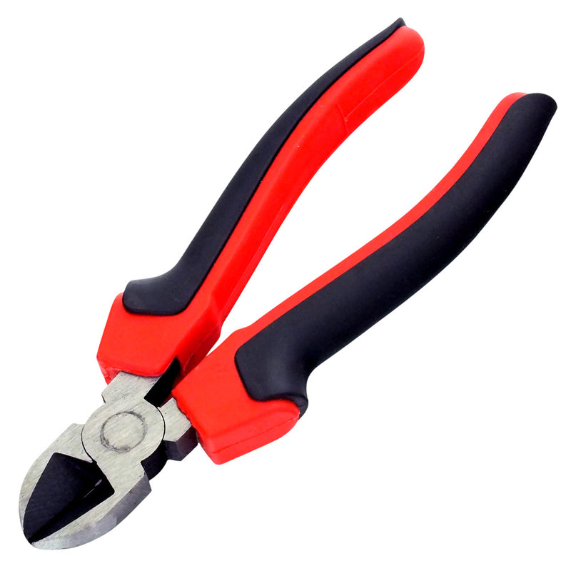 Voche 8" Diagonal Side Cutting Pliers 200mm Wire Cutters | Heavy Duty Heat Treated Steel with Non Slip Grips
