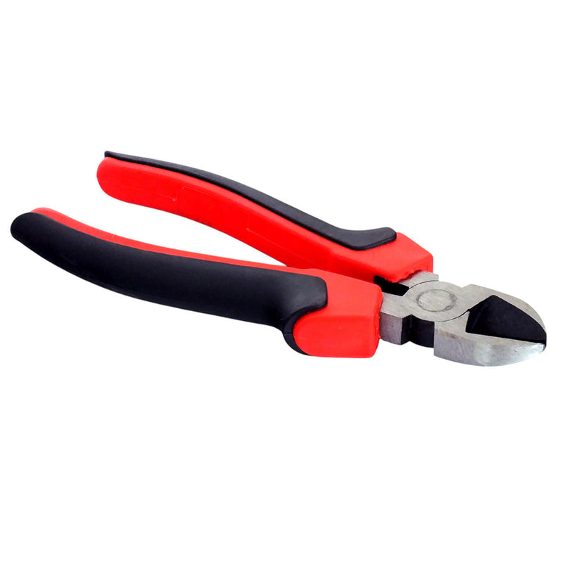 Voche 8" Diagonal Side Cutting Pliers 200mm Wire Cutters | Heavy Duty Heat Treated Steel with Non Slip Grips