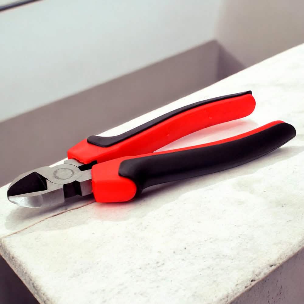 Voche 6" Diagonal Side Cutting Pliers 150mm Wire Cutters | Heavy Duty Heat Treated Steel with Non Slip Grips