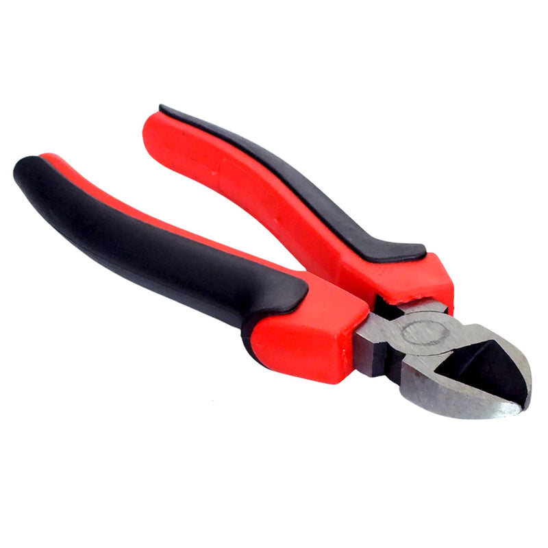 Voche 8" Diagonal Side Cutting Pliers 200mm Wire Cutters | Heavy Duty Heat Treated Steel with Non Slip Grips