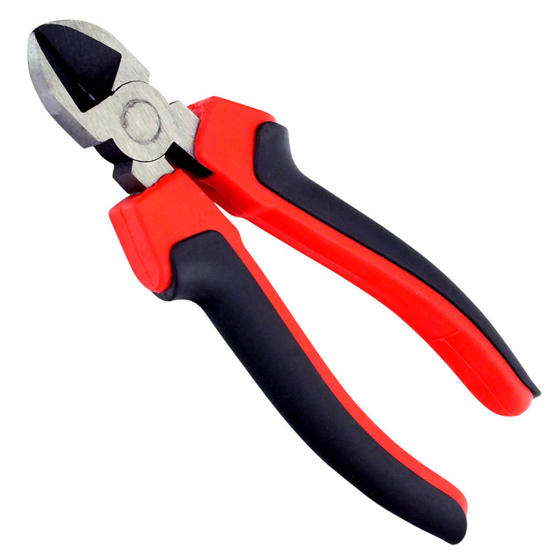 Voche 8" Diagonal Side Cutting Pliers 200mm Wire Cutters | Heavy Duty Heat Treated Steel with Non Slip Grips