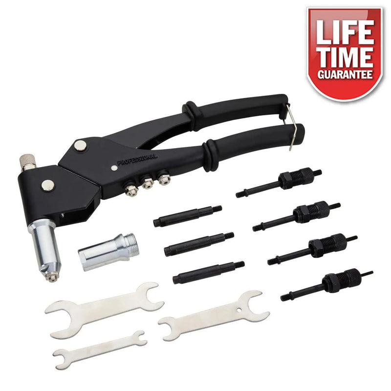 Blue Spot Tools Swivel Head Multi Riveter Swivel Head Multi Riveter 360° Rivet Nut Gun Threaded Studs Lifetime Warranty
