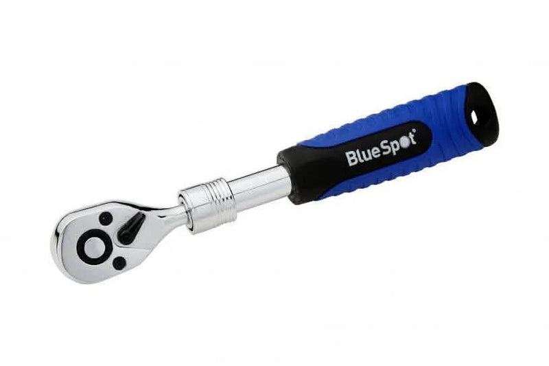 BlueSpot 3x TELESCOPIC EXTENDABLE QUICK RELEASE REVERSIBLE RATCHET HANDLES 1/4" 3/8" 1/2"