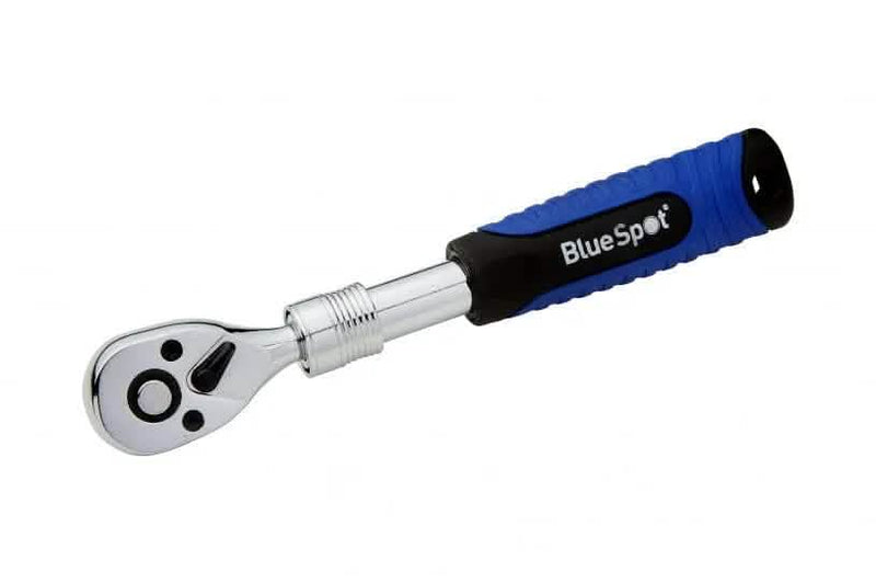 BlueSpot 3x TELESCOPIC EXTENDABLE QUICK RELEASE REVERSIBLE RATCHET HANDLES 1/4" 3/8" 1/2"