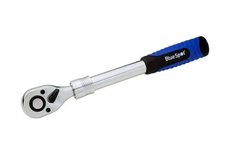 BlueSpot 3x TELESCOPIC EXTENDABLE QUICK RELEASE REVERSIBLE RATCHET HANDLES 1/4" 3/8" 1/2"