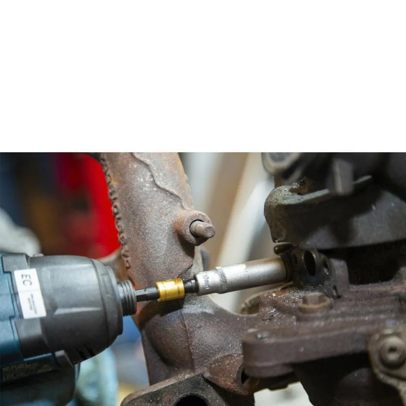Bluespot Bit Holder Impact Socket Adaptors Colour Coded Convertor Hex Bit Holder 1/4 3/8 1/2 - 4PC
