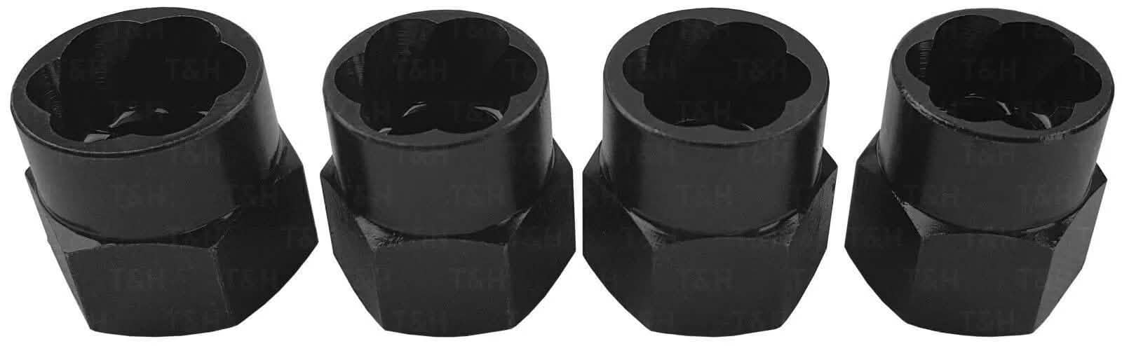 BlueSpot Locking Wheel Nut Removers 11Pc 3/8" Nut Bolt Stud Extractor Twist Socket Set
