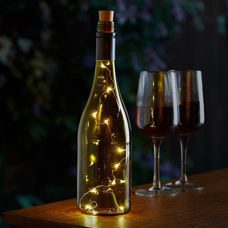 5pc Gift Set | LED Bottle Light, Frosty City Lamp including Mystery Bonus Item