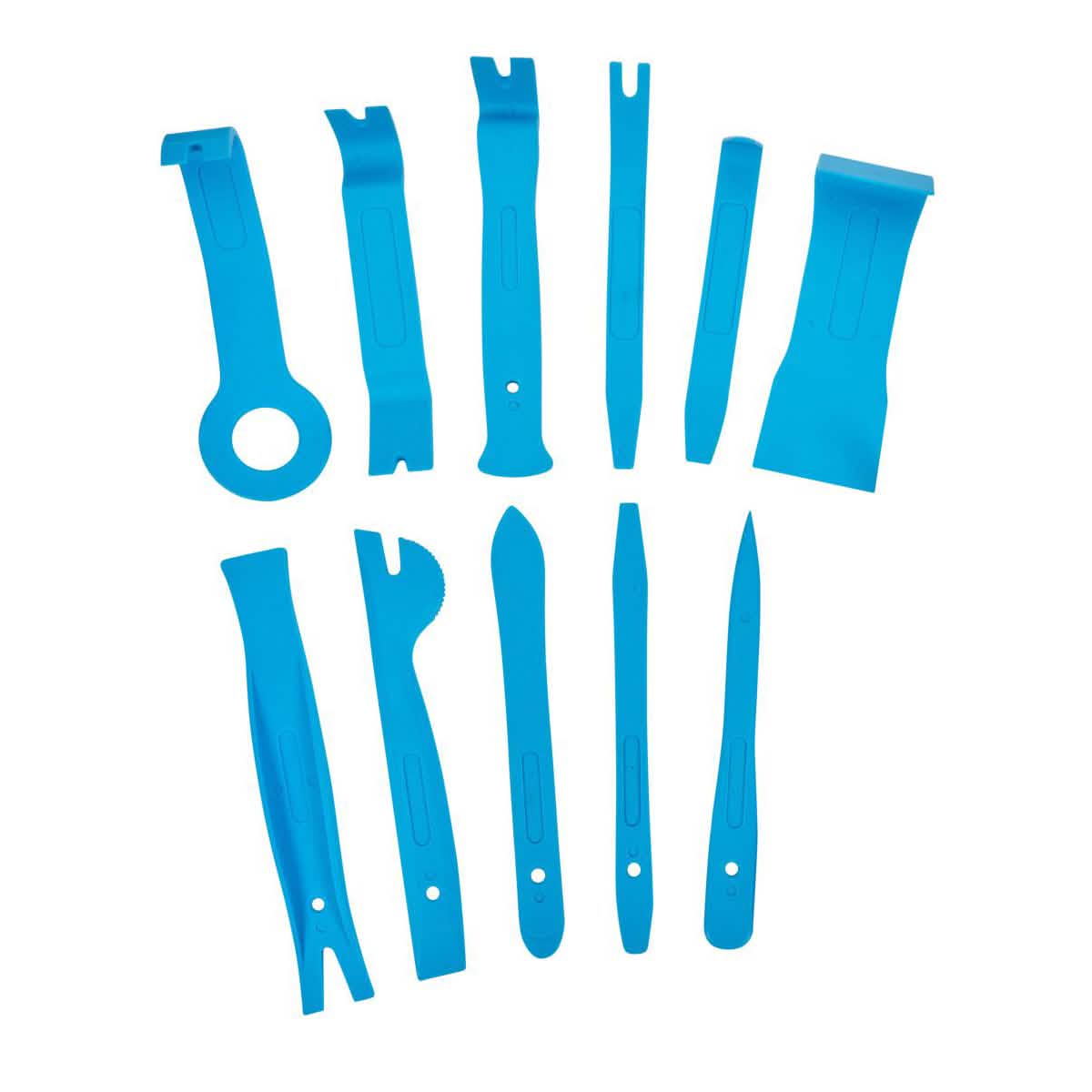 Blue Spot 19 Piece Vehicle Trim Clip Door Panel Upholstery Removal Tools & Audio Key Set with Case