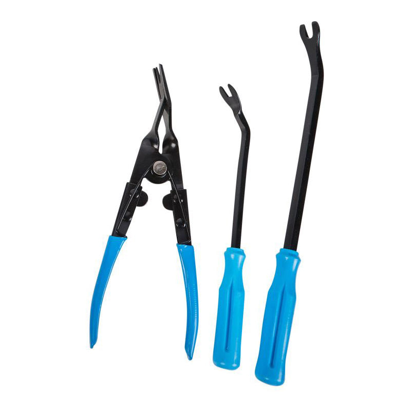 Blue Spot 19 Piece Vehicle Trim Clip Door Panel Upholstery Removal Tools & Audio Key Set with Case