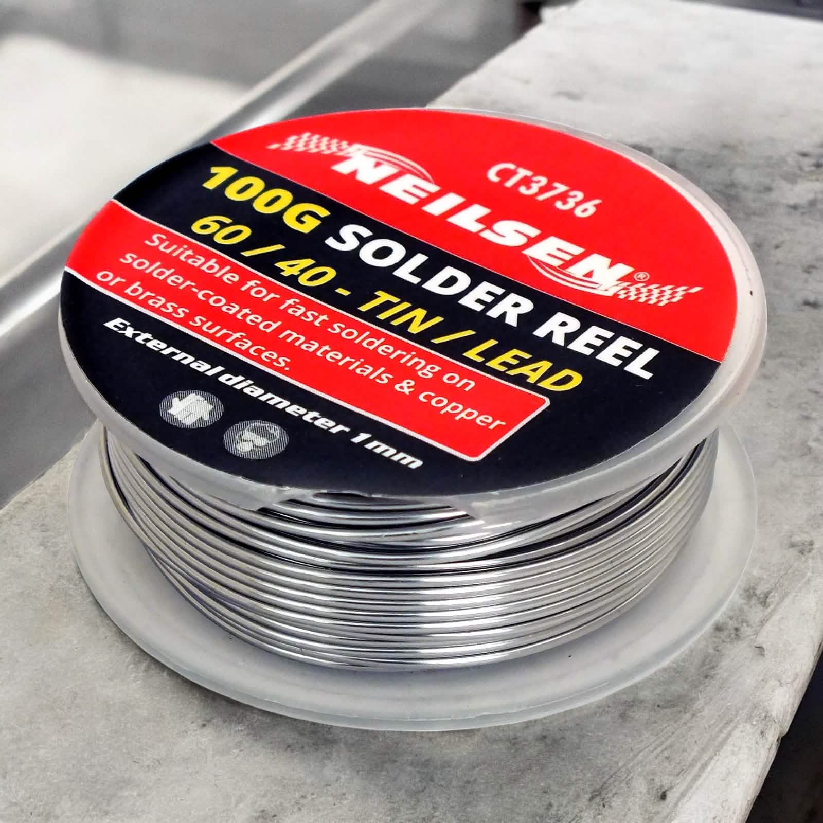 100g Solder Wire Reel 60/40 Tin Lead 1.0mm Diameter Electronics Soldering Wire