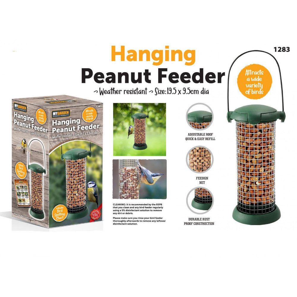 Hanging Garden Bird Feeders Fatball Seeds Peanuts Nuts Feeding Station  - 2 PACK