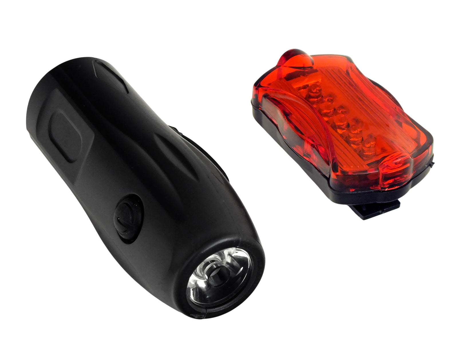 0.9m Bike Security Chain with 5 Digit Combination Lock plus 2pc Cycle Lights Set