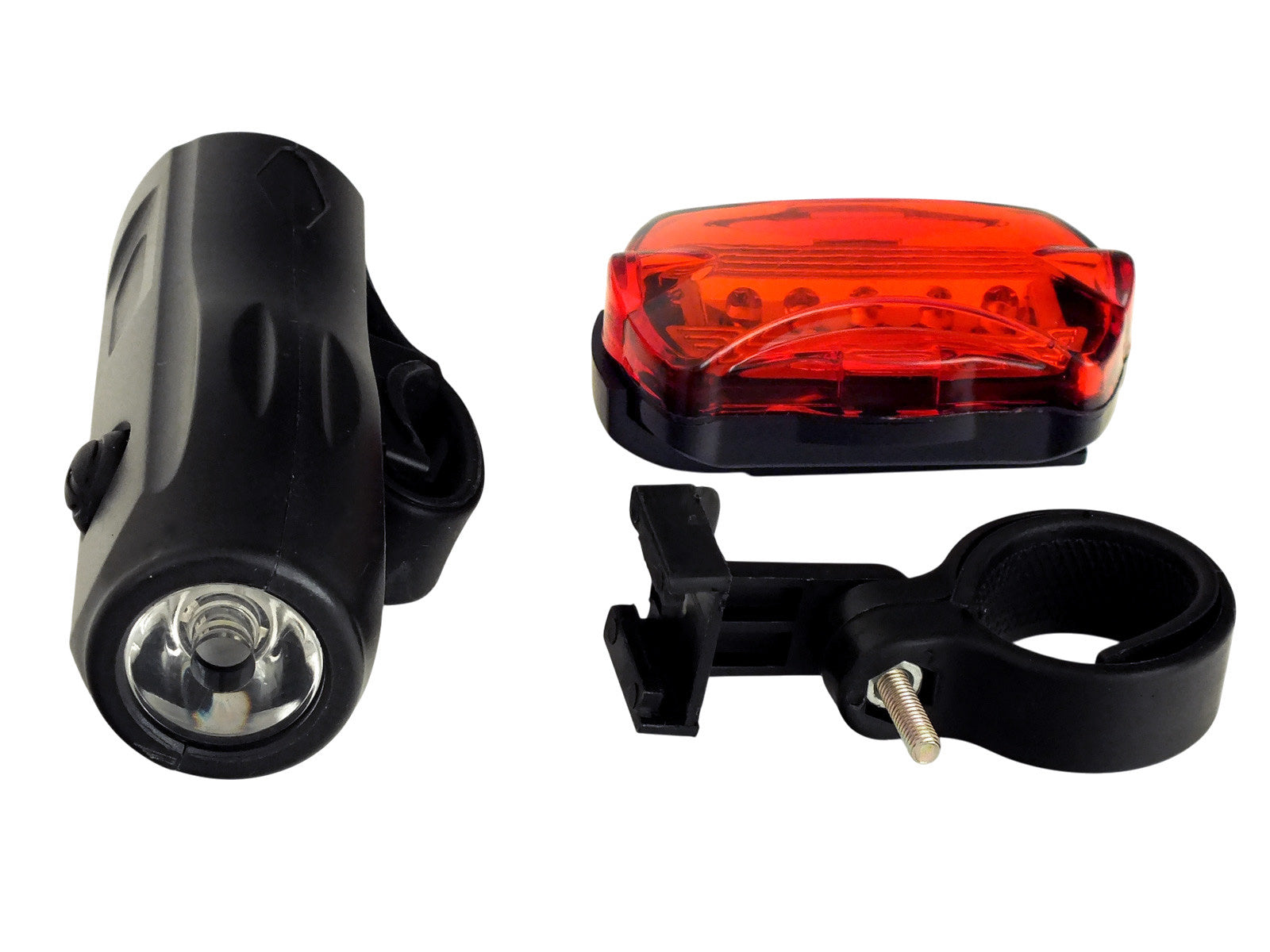 0.9m Bike Security Chain with 5 Digit Combination Lock plus 2pc Cycle Lights Set