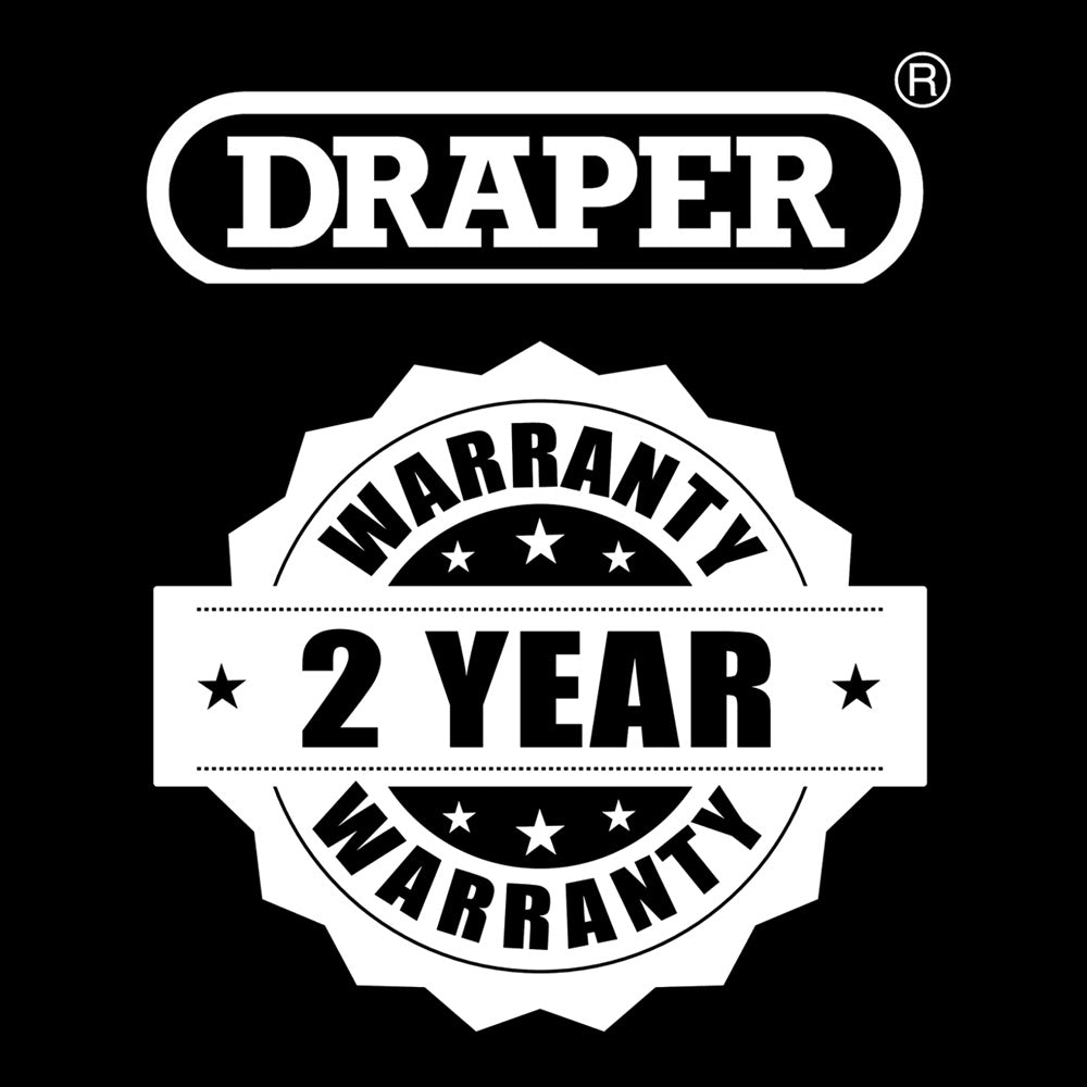 Draper 110W Electric Car Polisher | Handheld Polishing Machine plus 8 Bonnets