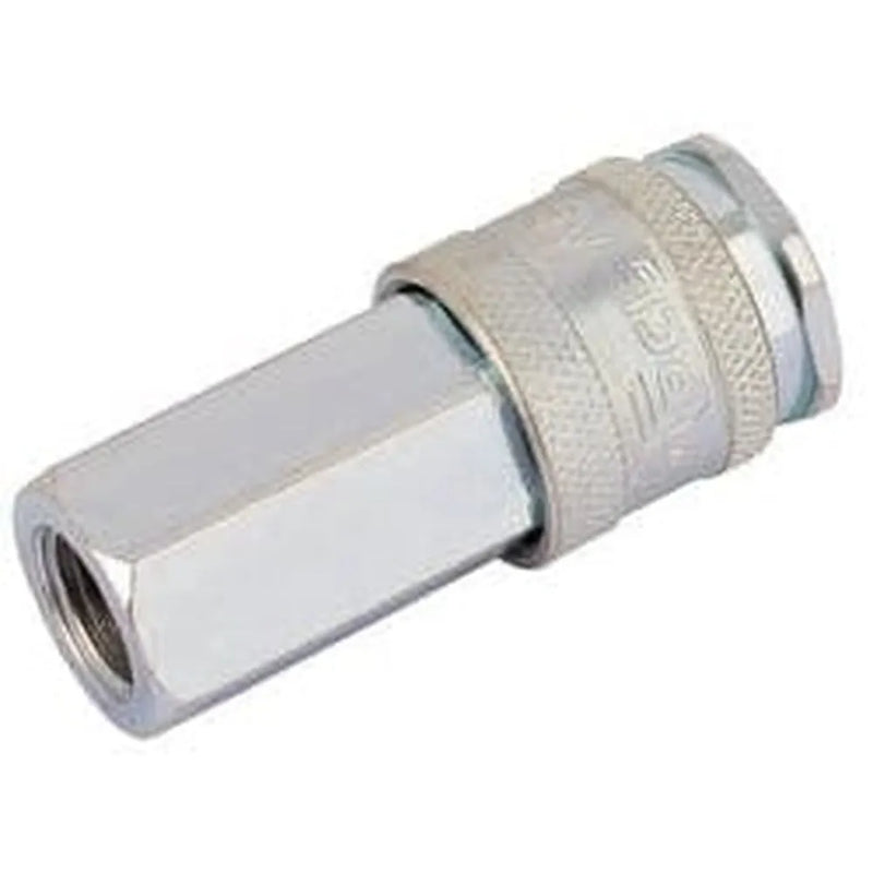 Draper Draper 1/4" Bsp Parallel Euro Coupling Female Thread (Sold Loose) Dr-54407