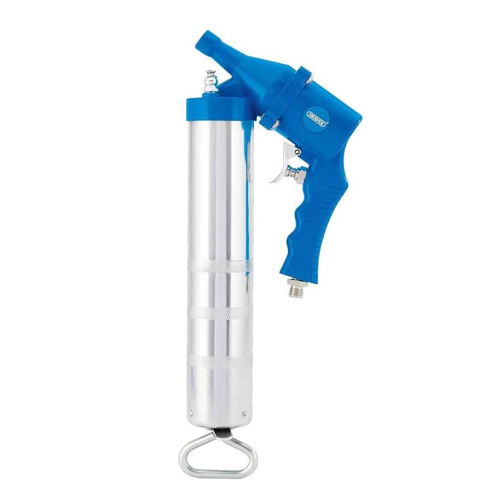 Draper DRAPER 1200-4500 PSI 400CC AIR COMPRESSOR GREASE GUN + METAL & FLEXI TUBES 70836