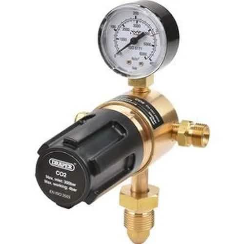 Draper Draper 230 Bar Industrial Gas Bottle Regulator With Single Gauge Dr-70151