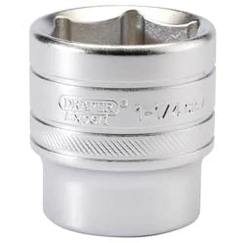 Draper Draper 6 Point Imperial Socket, 1/2" Sq. Dr., 1.1/4" Dr-16639