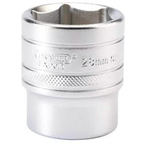 Draper Draper 6 Point Metric Socket, 1/2" Sq. Dr., 28Mm Dr-16619
