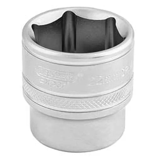 Draper Draper 6 Point Metric Socket, 3/8" Sq. Dr., 22Mm Dr-16547