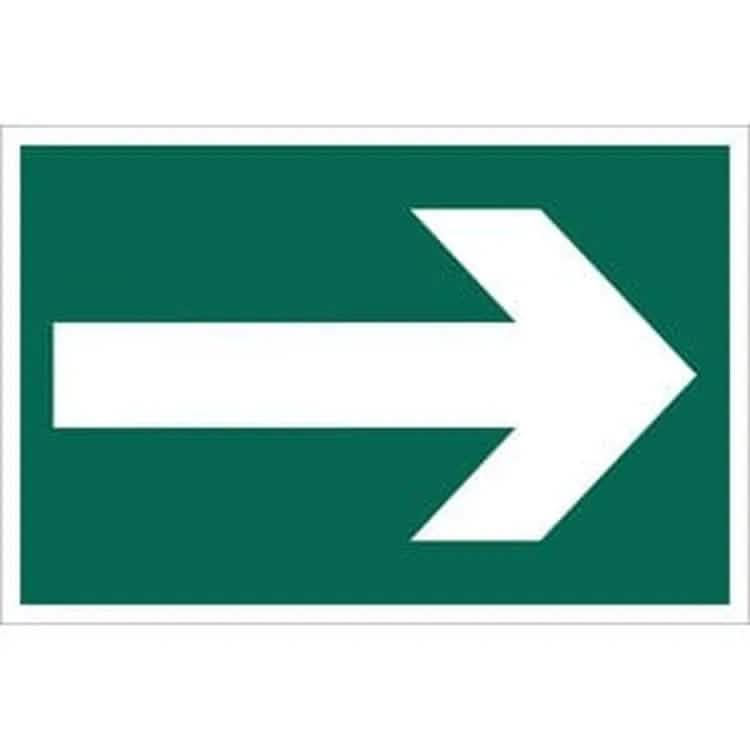 Draper Draper Arrow Symbol' Safety Sign Dr-72451
