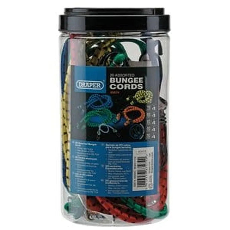 Draper Draper Assorted Bungee (Pack Of 20) Dr-63574