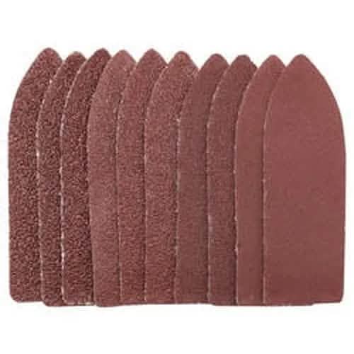 Draper Draper Assorted Grit Hook And Loop Finger Sheets, 67 X 67 X 22Mm (Pack Of 10) Dr-02930