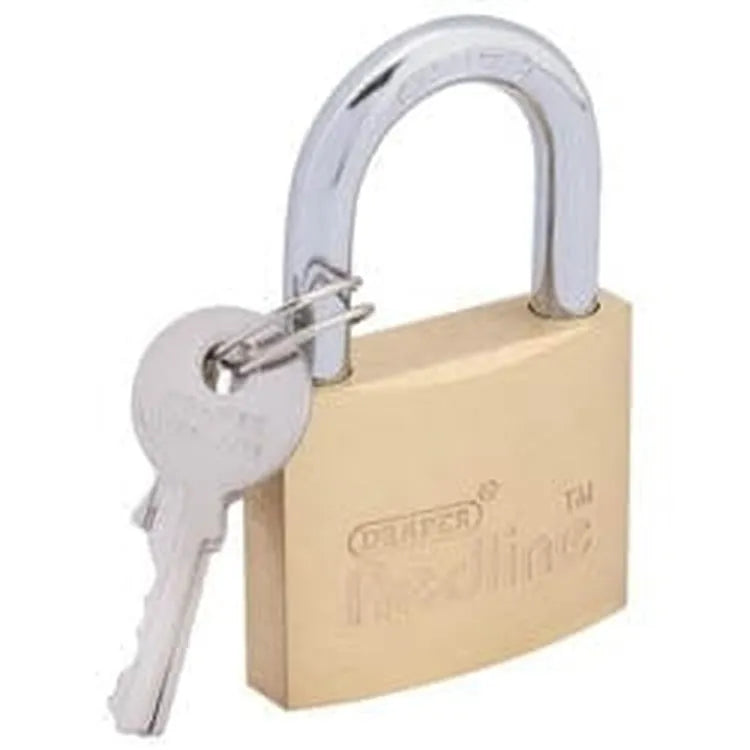 Draper Draper Brass Cylinder Padlock, 40Mm Dr-68022