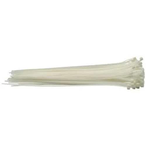 Draper Draper Cable Ties, 4.8 X 300Mm, White (Pack Of 100) Dr-70399