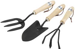 Draper Draper Carbon Steel Hand Fork, Cultivator And Trowel With Hardwood Handles Dr-83993