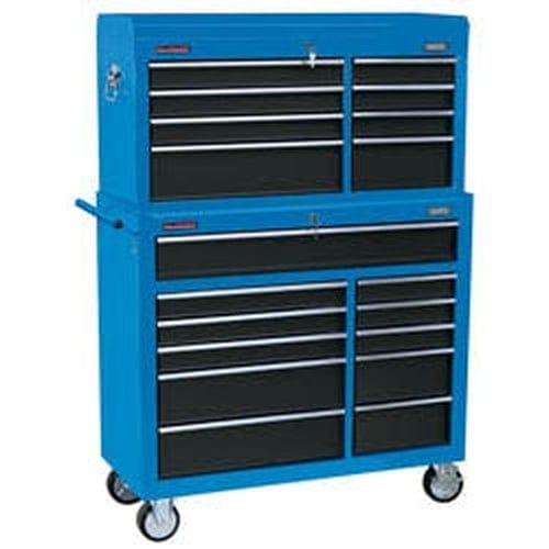 Draper Draper Combined Roller Cabinet And Tool Chest, 19 Drawer, 40" Dr-17764