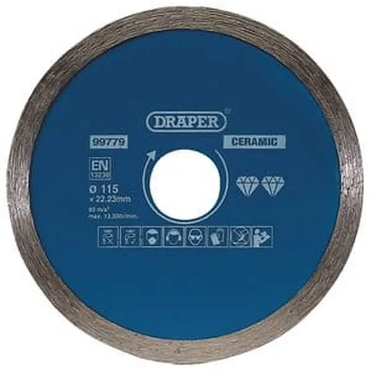 Draper Draper Continuous Diamond Blade, 115Mm Dr-99779