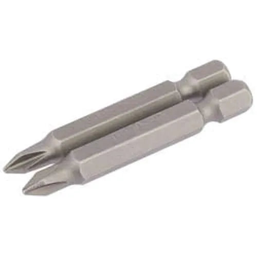 Draper Draper Cross Slot Insert Bit, 1/4" Hex, 50Mm Long, No.1 (Pack Of 2) Dr-64232