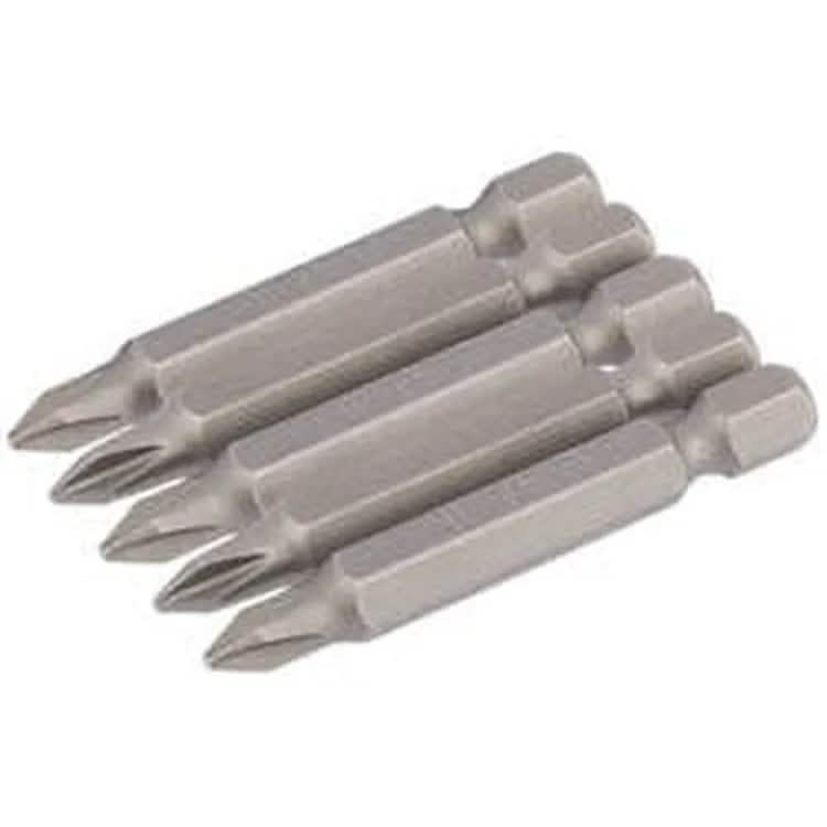 Draper Draper Cross Slot Insert Bit, 1/4" Hex, 50Mm Long, No.1 (Pack Of 5) Dr-64287
