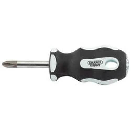 Draper Draper Cross Slot Soft Grip Screwdrivers, No.2 X 38Mm Dr-34991