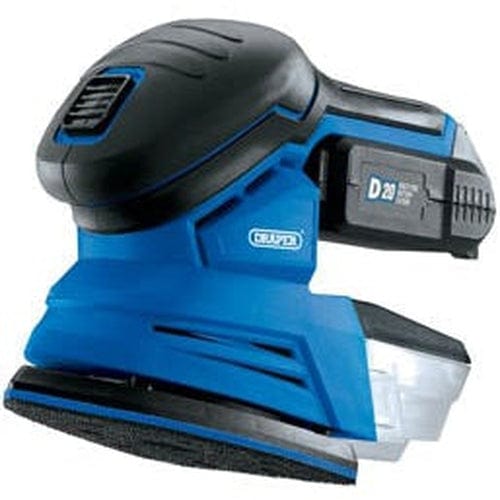 Draper Draper D20 20V Tri-Base Detail Sander With 1X 2Ah Battery And Charger Dr-00608