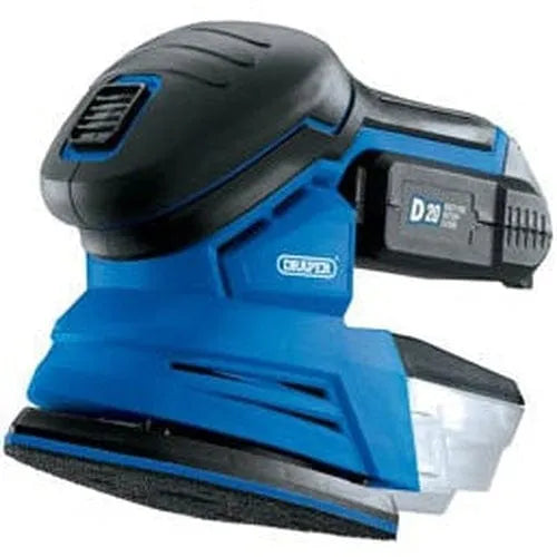 Draper Draper D20 20V Tri-Base Detail Sander With 1X 2Ah Battery And Charger Dr-00608