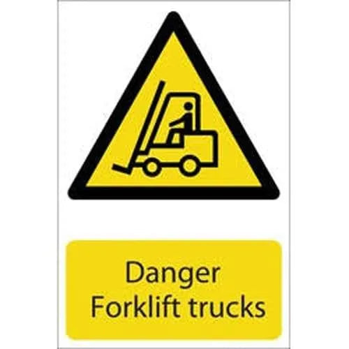 Draper Draper Danger Forklift Trucks' Hazard Sign Dr-72360