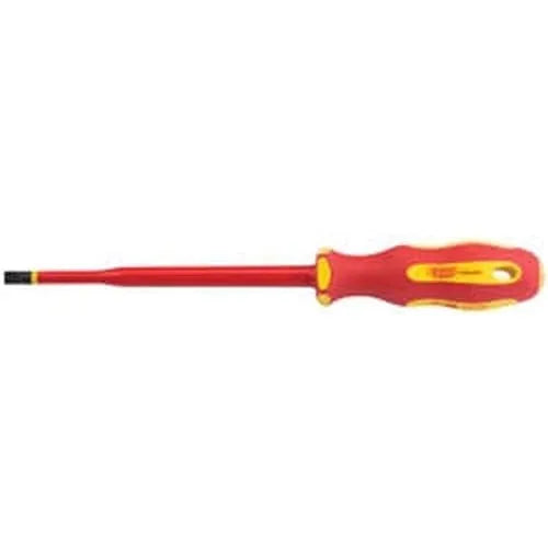 Draper Draper Ergo Plus Slimline Plain Slot Vde Screwdriver, 6.5 X 150Mm Dr-02162