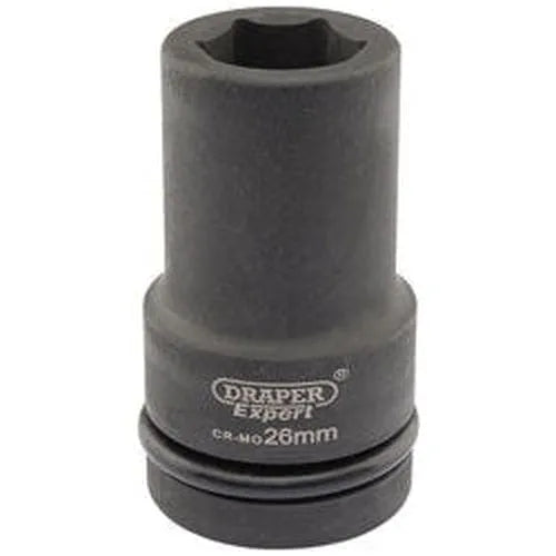 Draper Draper Expert Hi-Torq 6 Point Deep Impact Socket, 1" Sq. Dr., 26Mm Dr-05141