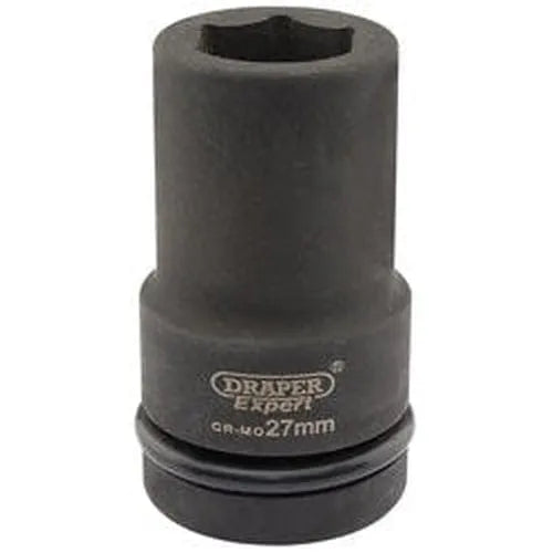 Draper Draper Expert Hi-Torq 6 Point Deep Impact Socket, 1" Sq. Dr., 27Mm Dr-05142